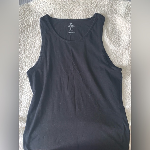 H&M Regular Fit Tank (white and black) - Picture 2 of 2